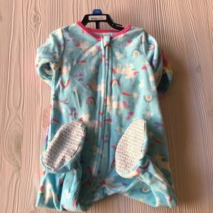 Set of two NWT fleece footed pj
